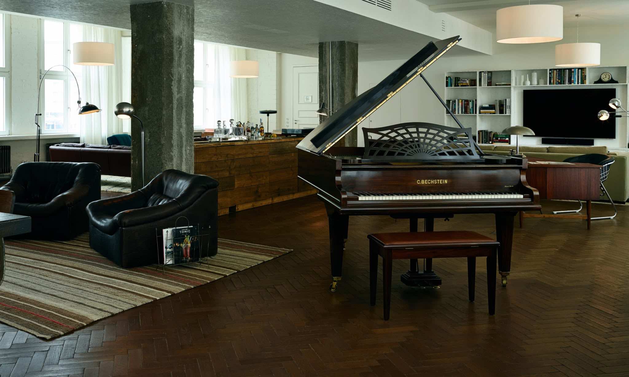 soho House-berlin-apartments-hero unique hotels in Berlin with piano and bar